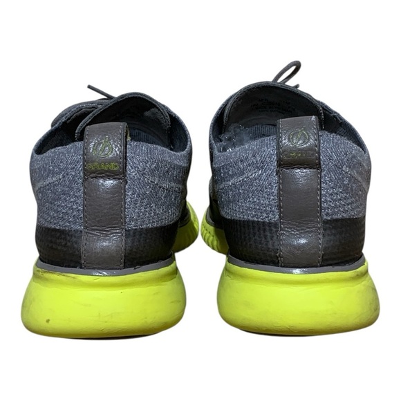 Cole Haan 2 Zerogrand Stitchlite Water Resistant Wingtip Ironstone Neon Sz 11 - Picture 5 of 8